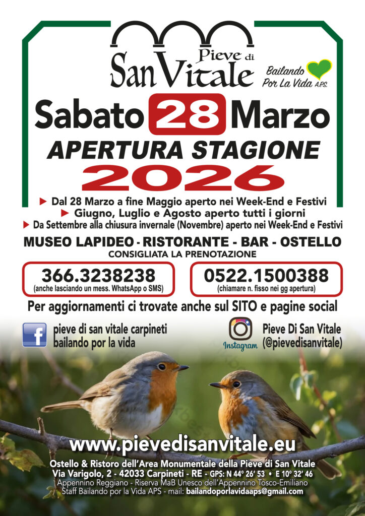 pieve San Vitale stagione 2026